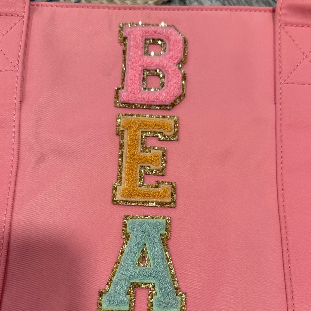 STONEY CLOVER LANE Pink Beach Tote Bag - Picture 3 of 9